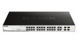 D-Link DGS-1210-24P network switch Managed L2 Gigabit Ethernet (10/100/1000) Power over Ethernet (PoE) Black - DGS-1210-24P
