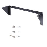 StarTech.com 3U 19” Wall Mount Vertical Rack Bracket, Wall Mount Patch Panel Bracket for Data/AV/IT/Computer Equipment, 3U Rack for Cabinet or Server Room, Supports 150lb (68kg) Capacity - RK319WALLV