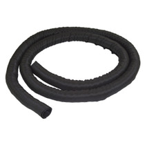 StarTech.com 6.5' (2m) Cable Management Sleeve - Flexible Coiled Cable Wrap - 1.0-1.5" dia. Expandable Sleeve - Polyester Cord Manager/Protector/Concealer - Black Trimmable Cable Organizer - WKSTNCM
