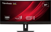 Viewsonic VG3456C computer monitor 86.4 cm (34") 3440 x 1440 pixels UltraWide Quad HD LED Black - VG3456C