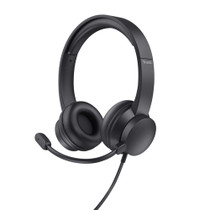 Trust Ayda Headset Wired Head-band Calls/Music Black - 25087