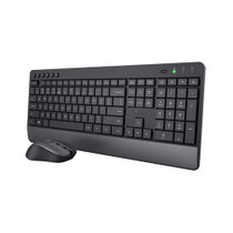 Trust Trezo keyboard Mouse included Universal RF Wireless QWERTY UK English Black - 24533