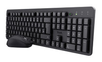 Trust TKM-360 keyboard Mouse included Office RF Wireless QWERTY UK English Black - 25358
