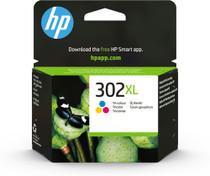 HP 302XL High Yield Tri-color Original Ink Cartridge - F6U67AE