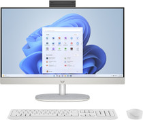 HP 24-cr0019na AMD Ryzen™ 5 7520U 60.5 cm (23.8") 1920 x 1080 pixels 8 GB LPDDR5-SDRAM 512 GB SSD All-in-One PC Windows 11 Home Wi-Fi 6 (802.11ax) White - 8C3Y2EA