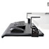 StarTech.com Under-Desk Keyboard Tray, Clamp-on Ergonomic Keyboard Holder, Up to 12kg (26.5lb), Sliding Keyboard and Mouse Drawer with C-Clamps, Height Adjustable Keyboard Tray (3.9/4.7/5.5 in) - KEYBOARD-TRAY-CLAMP1
