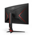 AOC CQ27G2S/BK computer monitor 68.6 cm (27") 2560 x 1440 pixels Quad HD Black, Red - CQ27G2S/BK