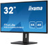 iiyama ProLite XB3288UHSU-B5 computer monitor 80 cm (31.5") 3840 x 2160 pixels 4K Ultra HD LCD Black - XB3288UHSU-B5