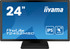 iiyama ProLite T2452MSC-B1 computer monitor 60.5 cm (23.8") 1920 x 1080 pixels Full HD LCD Touchscreen Multi-user Black - T2452MSC-B1