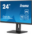 iiyama ProLite XUB2492QSU-B1 computer monitor 60.5 cm (23.8") 2560 x 1440 pixels Wide Quad HD LED Black - XUB2492QSU-B1