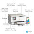 HP ENVY HP Inspire 7920e All-in-One Printer, Color, Printer for Home and home office, Print, copy, scan, Wireless; HP+; HP Instant Ink eligible; Automatic document feeder - 242Q0B