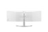LG 49WQ95C-W computer monitor 124.5 cm (49") 5120 x 1440 pixels UltraWide Dual Quad HD Silver - 49WQ95C-W.AEK