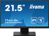 iiyama ProLite T2252MSC-B2 computer monitor 54.6 cm (21.5") 1920 x 1080 pixels Full HD LCD Touchscreen Black - T2252MSC-B2