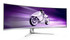 Philips Evnia 8000 49M2C8900L/00 computer monitor 124.2 cm (48.9") 5120 x 1440 pixels Dual QHD QDOLED White - 49M2C8900L/00
