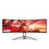 AOC B2 AG493UCX2 computer monitor 124 cm (48.8") 5120 x 1440 pixels Quad HD LED Black - AG493UCX2