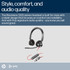 POLY Blackwire 3320 Stereo Microsoft Teams Certified USB-C Headset +USB-C/A Adapter - 8X220AA