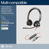 POLY Blackwire 3320 Stereo Microsoft Teams Certified USB-C Headset +USB-C/A Adapter - 8X220AA