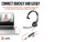 POLY Blackwire 3315 Monaural Microsoft Teams Certified USB-C Headset +3.5mm Plug +USB-C/A Adapter - 8X218AA