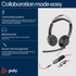 POLY Blackwire 5220 Stereo USB-C Headset +3.5mm Plug +USB-C/A Adapter - 8X231AA