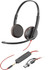 POLY Blackwire 3225 Stereo USB-C Headset +3.5mm Plug +USB-C/A Adapter - 8X229AA