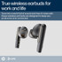 POLY Voyager Free 60 UC Carbon Black Earbuds +BT700 USB-A Adapter +Basic Charge Case - 7Y8H3AA