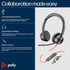 POLY Blackwire 8225 Stereo USB-C Headset +USB-C/A Adapter - 8X223AA