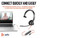 POLY Blackwire 3310 Monaural Microsoft Teams Certified USB-C Headset +USB-C/A Adapter - 8X216AA