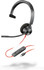 POLY Blackwire 3310 Monaural USB-C Headset +USB-C/A Adapter - 8X215AA