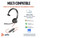 POLY Blackwire 3310 Monaural USB-C Headset +USB-C/A Adapter - 8X215AA