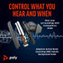 POLY Voyager Free 60 UC M Carbon Black Earbuds +BT700 USB-A Adapter +Basic Charge Case - 7Y8L7AA