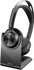 POLY Voyager Focus 2 USB-C with charge stand Headset Wireless Head-band Office/Call center USB Type-C Bluetooth Charging stand Black - 77Y89AA