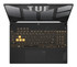 ASUS TUF Gaming F15 FX507VU-LP240W Intel® Core™ i7 i7-13620H Laptop 39.6 cm (15.6") Full HD 16 GB DDR5-SDRAM 512 GB SSD NVIDIA GeForce RTX 4050 Wi-Fi 6 (802.11ax) Windows 11 Home Black, Grey - 90NR0CJ7-M00JE0