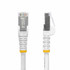 StarTech.com 3m White CAT8 Ethernet Cable, Snagless RJ45, 25G/40G, 2000MHz, 100W PoE++, S/FTP, 26AWG Pure Bare Copper Wire, LSZH, Shielded Network Patch Cord w/Strain Reliefs, Fluke Channel Tested - NLWH-3M-CAT8-PATCH