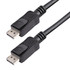 StarTech.com 50cm (1ft) DisplayPort 1.2 Cable - 4K x 2K Ultra HD VESA Certified DisplayPort Cable - Short DP to DP Cable for Monitor - Slim DP Video/Display Cord - Latching DP Connectors - DISPL50CM
