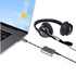 StarTech.com USB-C Headphone Splitter, USB Type C Dual Headset Adapter w/Mic Input, USB C to 3.5mm Audio Adapter/Earphone Dongle, USB C to Audio Jack/Aux Output, 24-bit DAC - USBC-AUDIO-SPLITTER