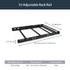 StarTech.com 1U Fixed 19" Adjustable Depth Universal Server Rack Rails - UNIRAILS1U