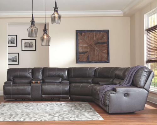 Mccaskill Gray Power Reclining 3 Pc Sectional