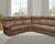 Knoxville 3PC Brown Sectional