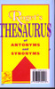 Roget's Thesaurus of Antonyms and Synonyms