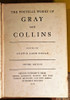 1917 The Poetical Works of Gray and Collins