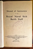 1930 Manual Of Instruction For The Royal Naval Sick Berth Staff