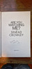 Sinead Crowley / Are You Watching Me? (Signed by the Author) (Large Paperback)