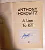 Anthony Horowitz / A Line To Kill (Signed by the Author) (Large Paperback).