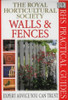 The Royal Horticultural Society Walls and Fences /  (Large Paperback)