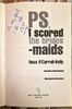 Ross O'Carroll-Kelly / Ps, I Scored the Brides-Maids (Signed by the Author) (Paperback)