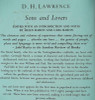 D.H. Lawrence / Sons And Lovers