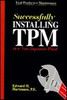 Edward H. Hartmann / Successfully Installing TPM in a Non-Japanese Plant (Hardback)