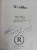 Michael Farry - Troubles : Poems - SIGNED - PB