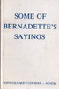 Some of Bernadette's Sayings (Vintage Paperback)
