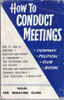 W. Foulsham & Co / How to Conduct Meetings (Vintage Paperback)